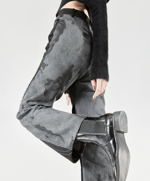 Cropped Flare Pants